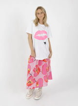 FLORENCE SKIRT - PINK FLORAL