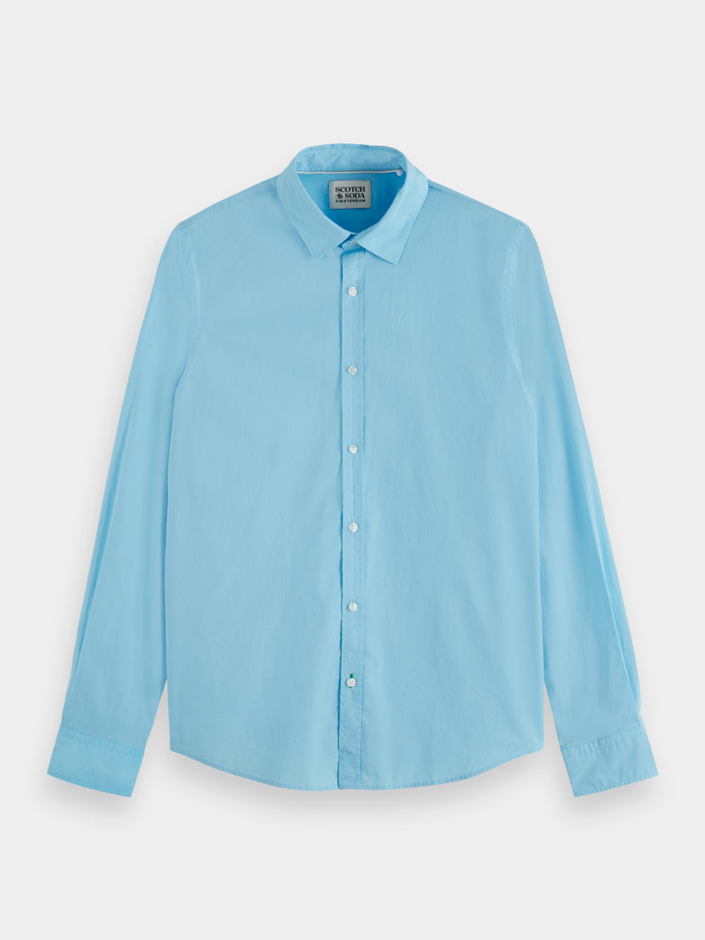 CLASSIC POPLIN SHIRT BLUE LAGOON