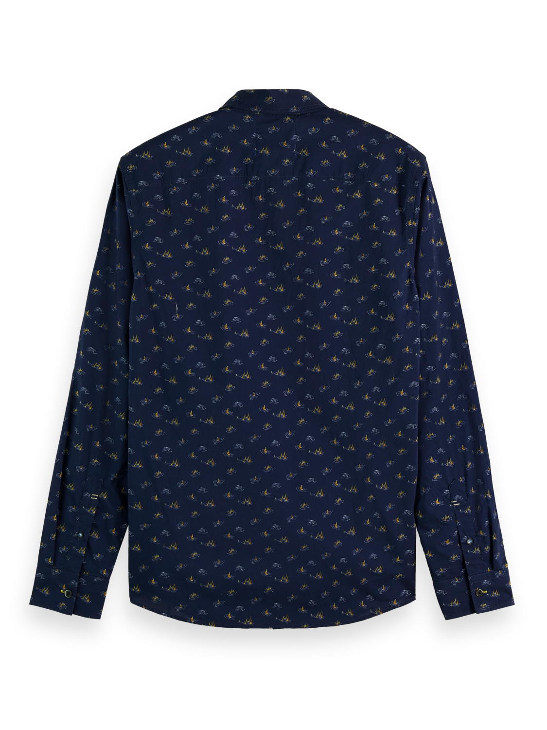 DITSY SAILBOAT SHIRT NAVY