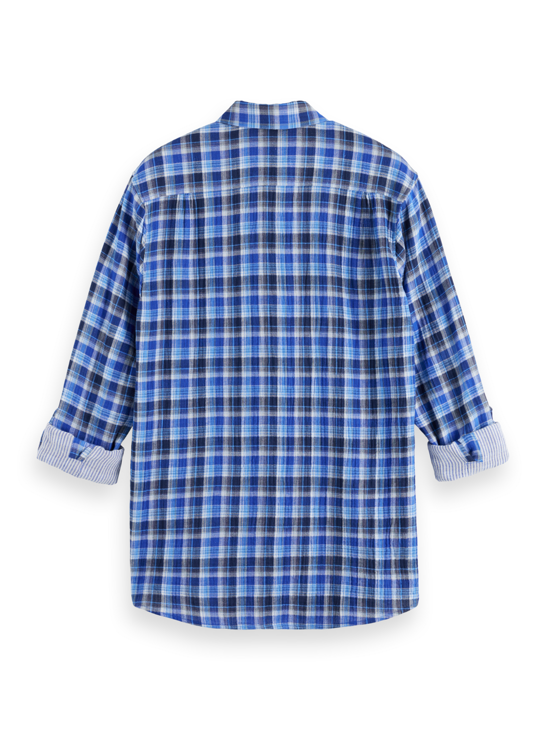 DOUBLE FACE SHIRT BLUE CHECK