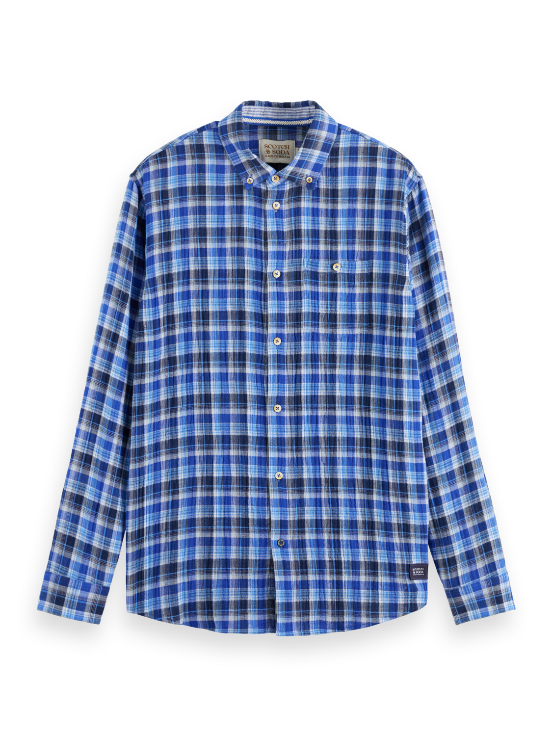 DOUBLE FACE SHIRT BLUE CHECK