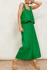 HALCYON CROP PANT EMERALD