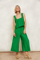 HALCYON CROP PANT EMERALD