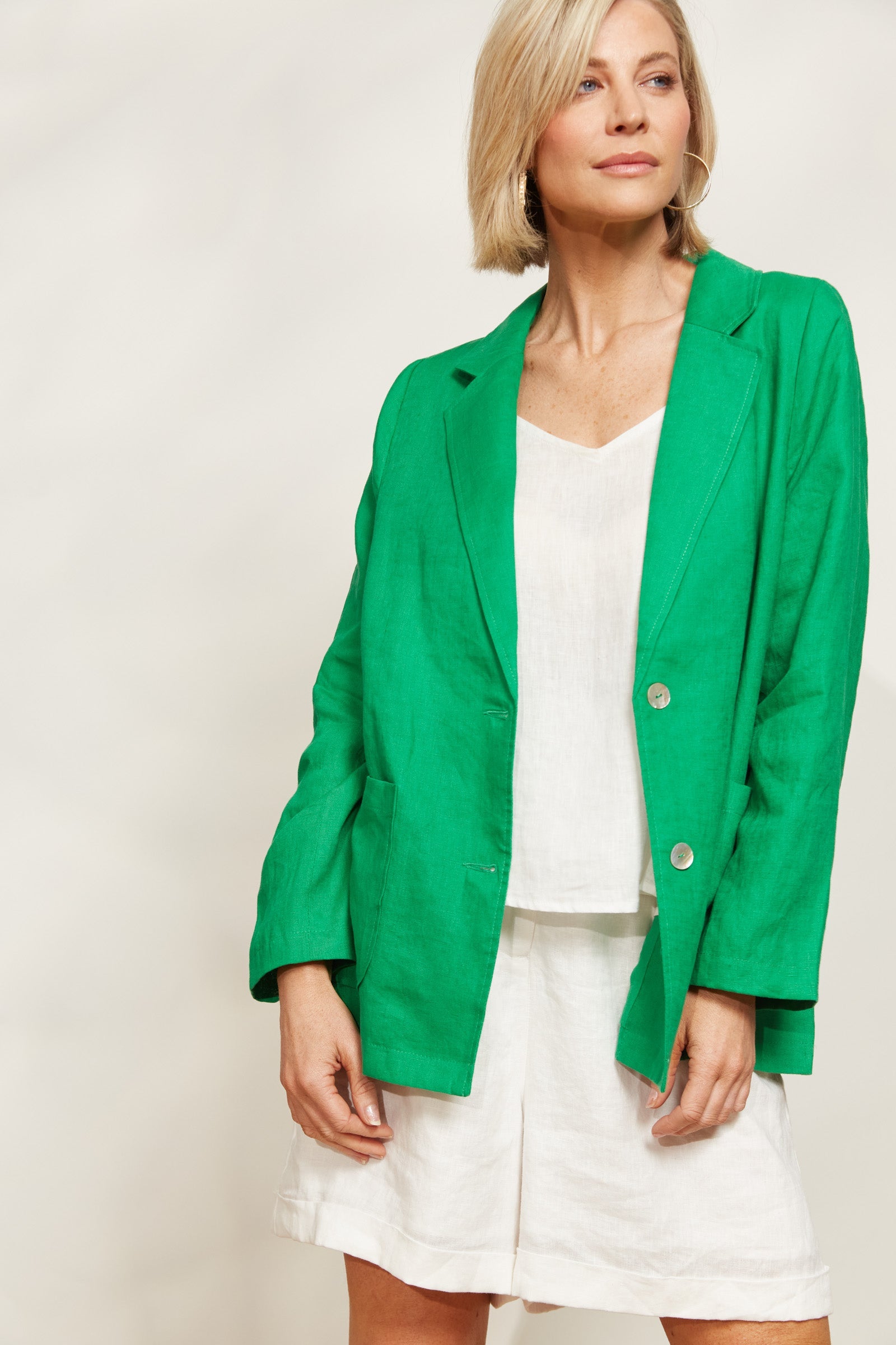 HALCYON BLAZER EMERALD