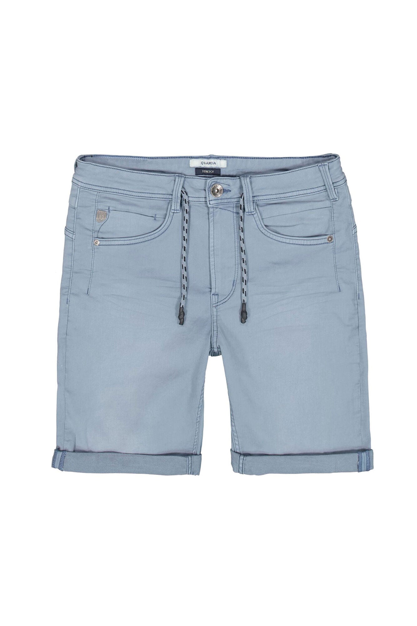 ROCKO 695 DENIM SHORT STONE BLUE