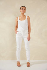 DALTON DENIM PANT WHITE