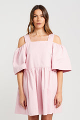 CUT OFF DRESS CANDY FLOSS