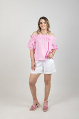 HALCYON RUCHED TOP CAMEO