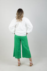 HALCYON CROP PANT EMERALD