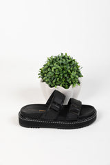 GIMLET SANDAL BLACK LEATHER