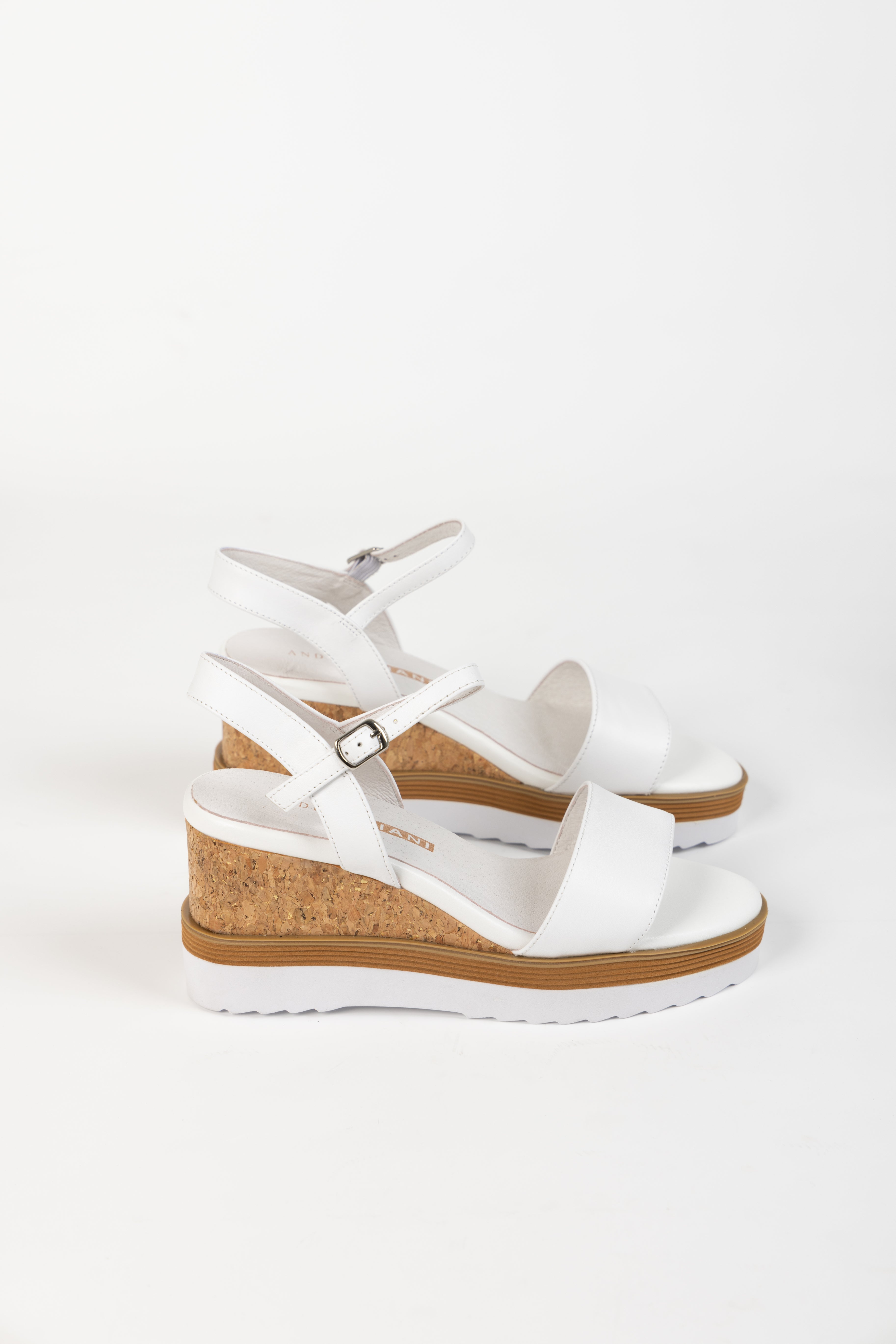 IPPY WEDGE WHITE LEATHER