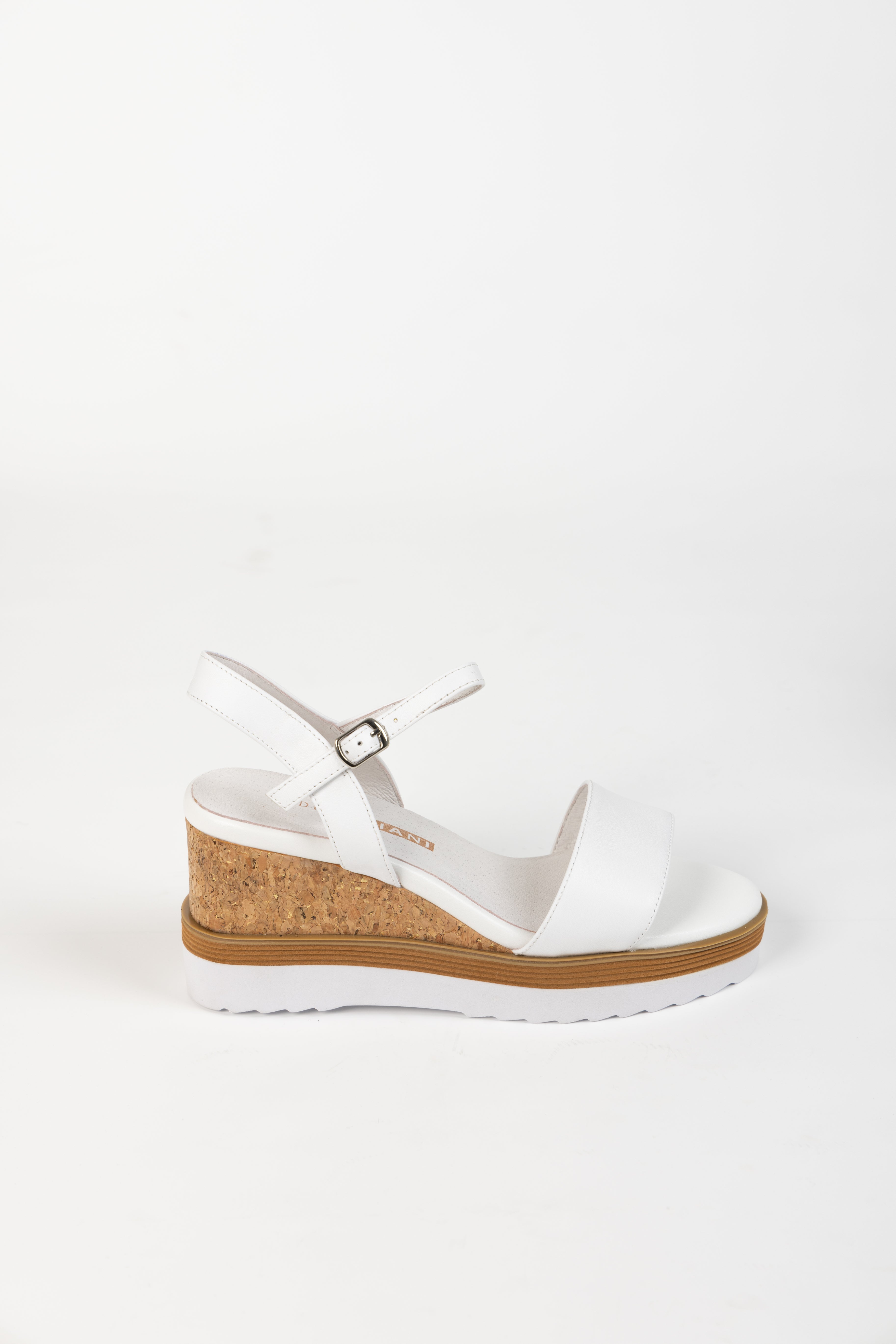 IPPY WEDGE WHITE LEATHER