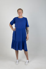 ZANZIBAR TIERED MAXI COBALT