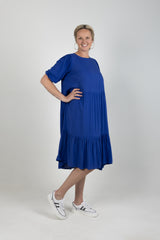 ZANZIBAR TIERED MAXI COBALT