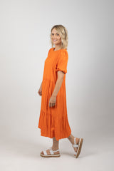 ZANZIBAR TIERED MAXI TANGELO