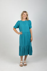 ZANZIBAR TIERED MAXI TEAL