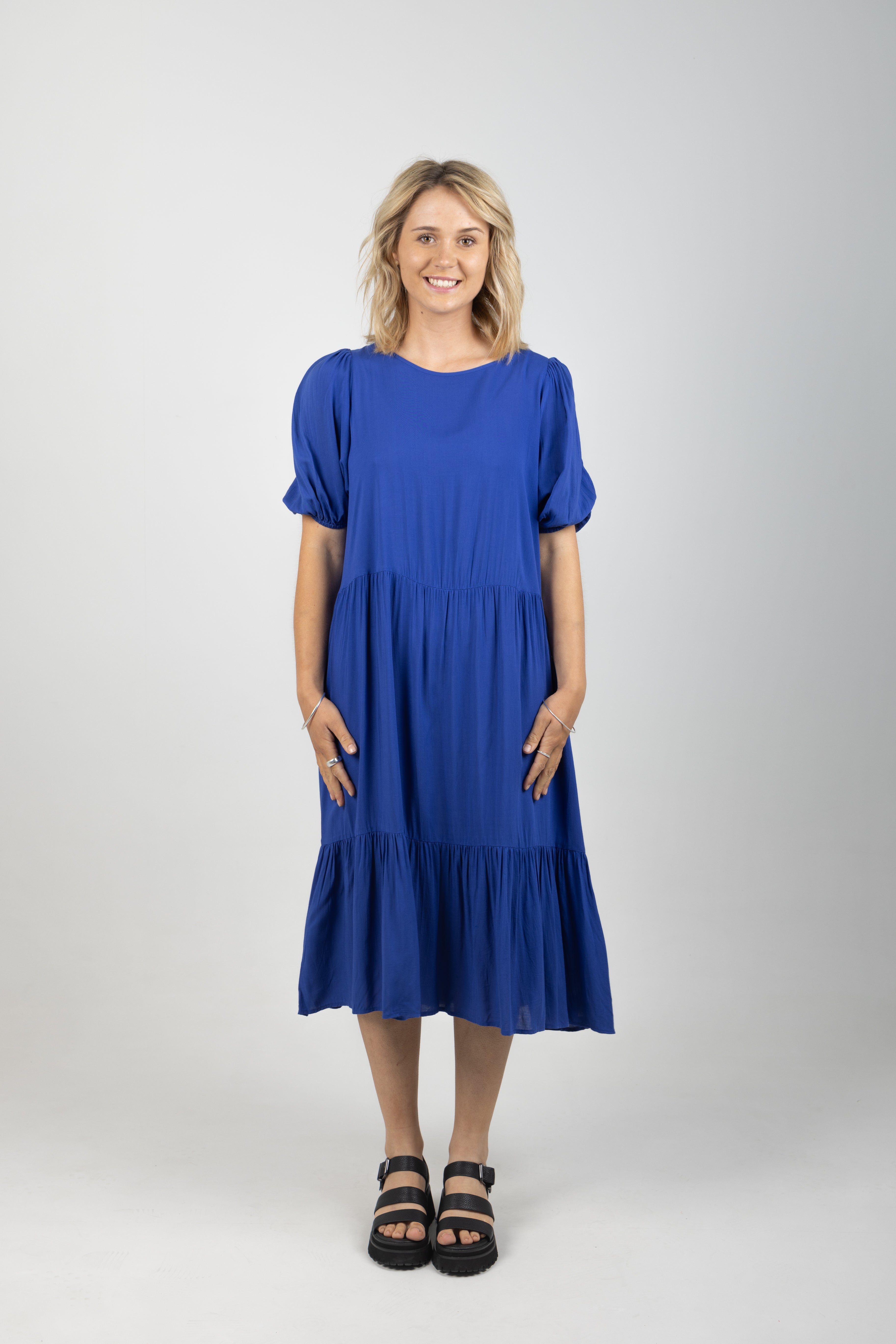 ZANZIBAR TIERED MAXI COBALT