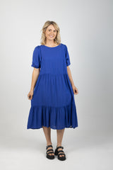 ZANZIBAR TIERED MAXI COBALT