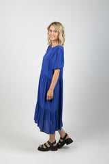 ZANZIBAR TIERED MAXI COBALT