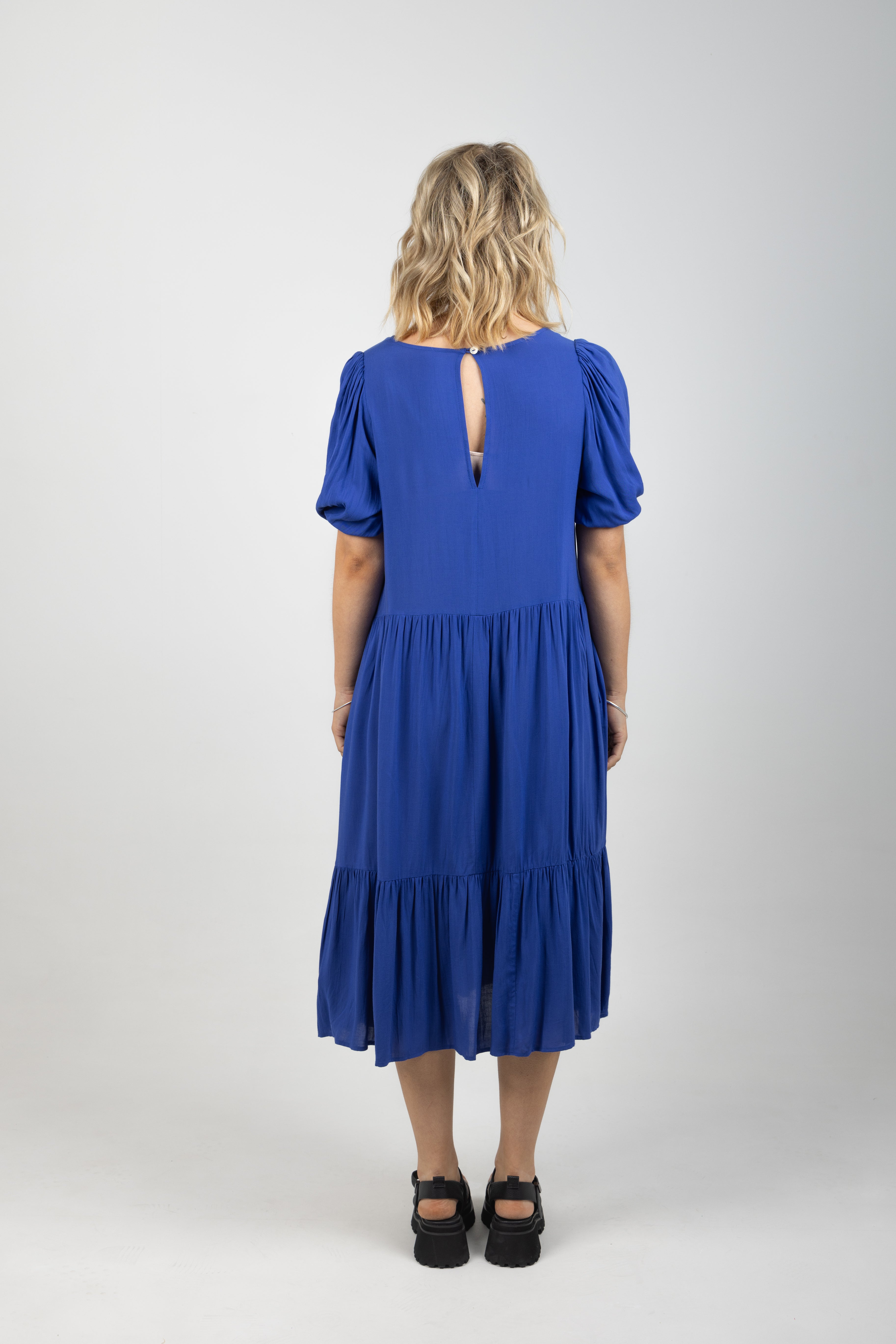 ZANZIBAR TIERED MAXI COBALT