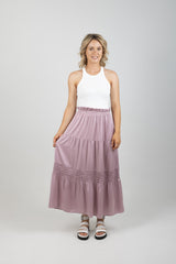 STAPLE SKIRT MAUVE