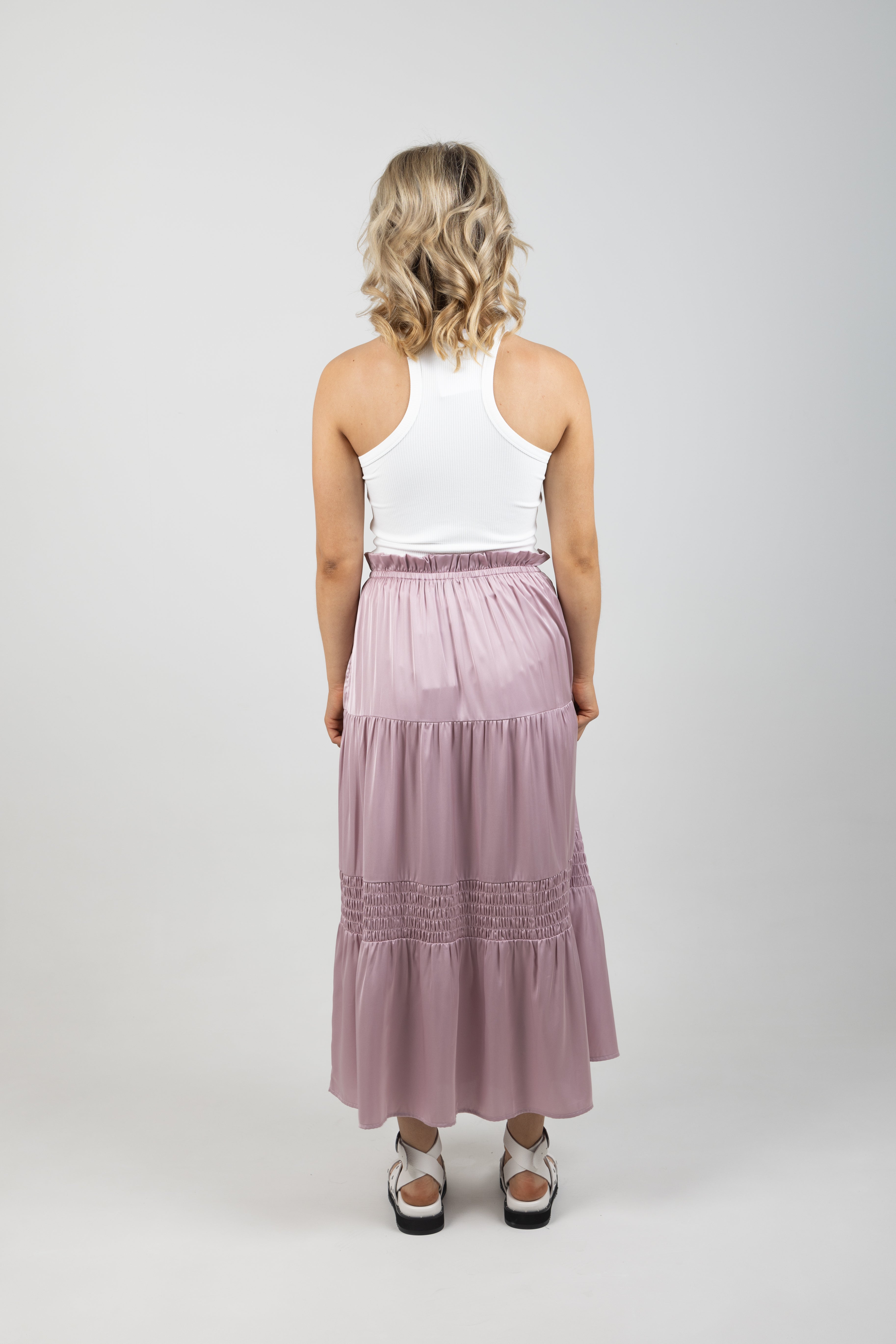 STAPLE SKIRT MAUVE