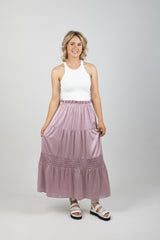 STAPLE SKIRT MAUVE