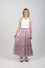 STAPLE SKIRT MAUVE