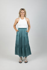 STAPLE SKIRT PETROL