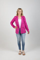 STAPLE NAMA BLAZER MAGENTA