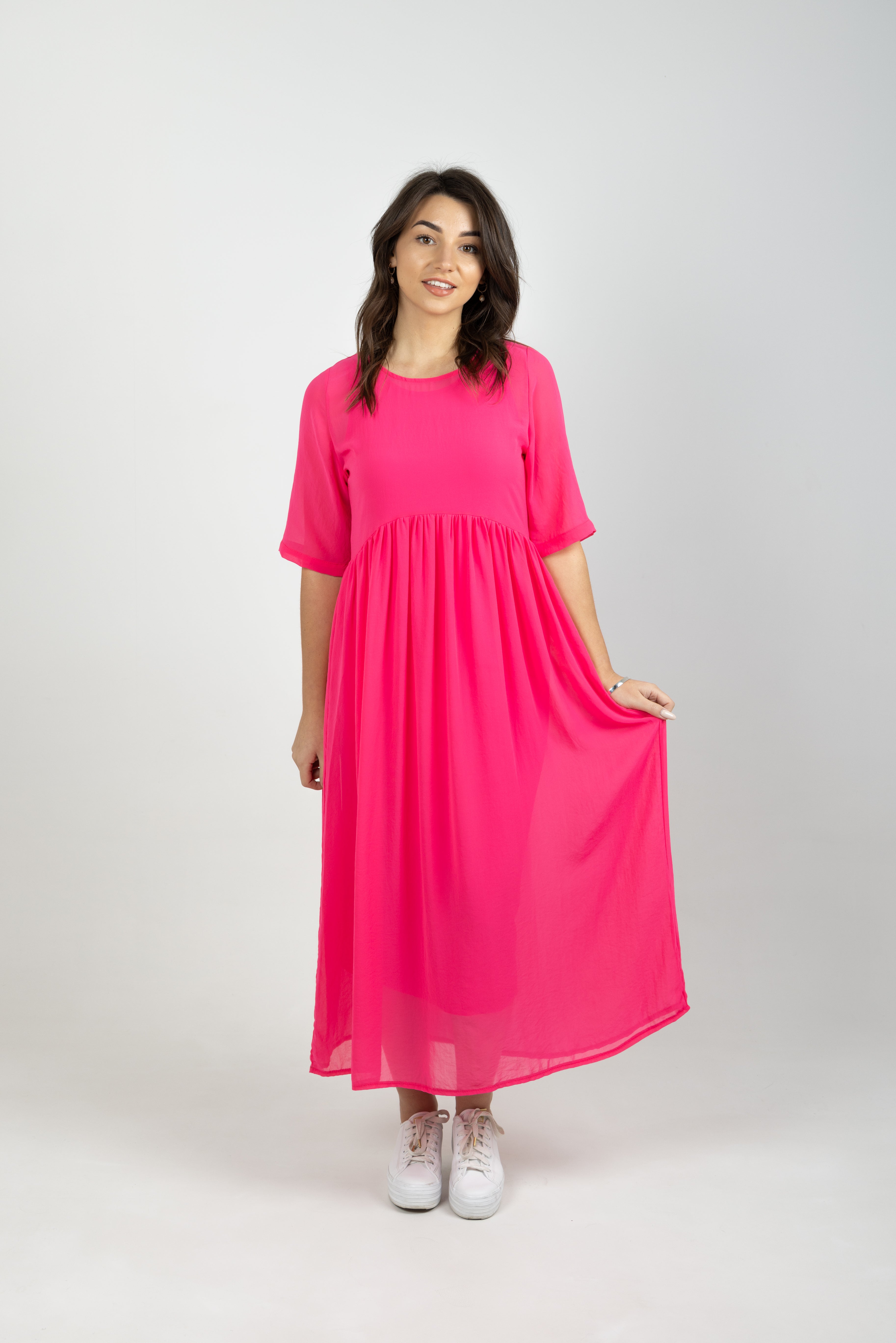 ARC DRESS FLAMINGO