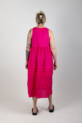 REMI TANK DRESS RASPBERRY