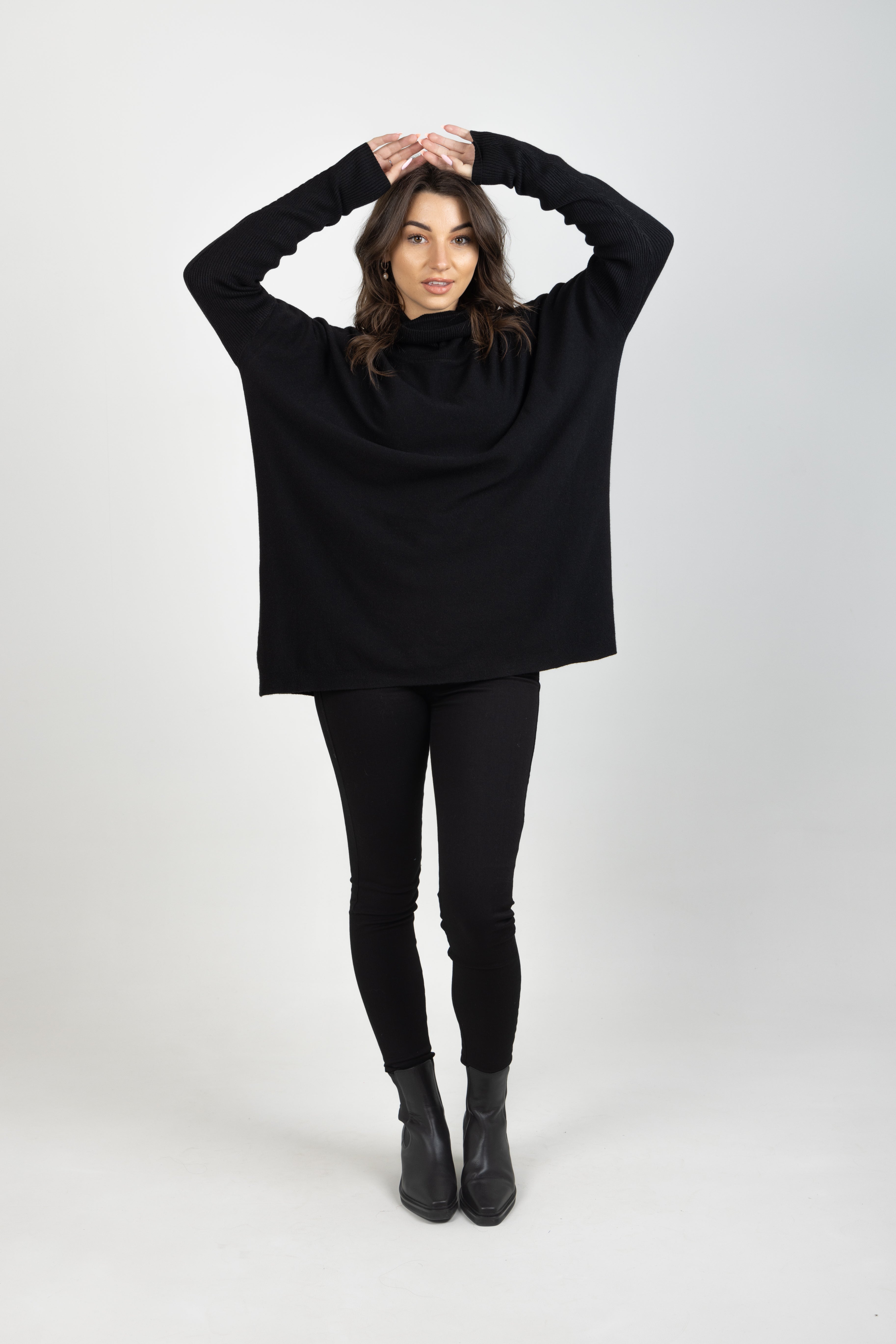 HORIZON RELAXED JUMPER ONYX