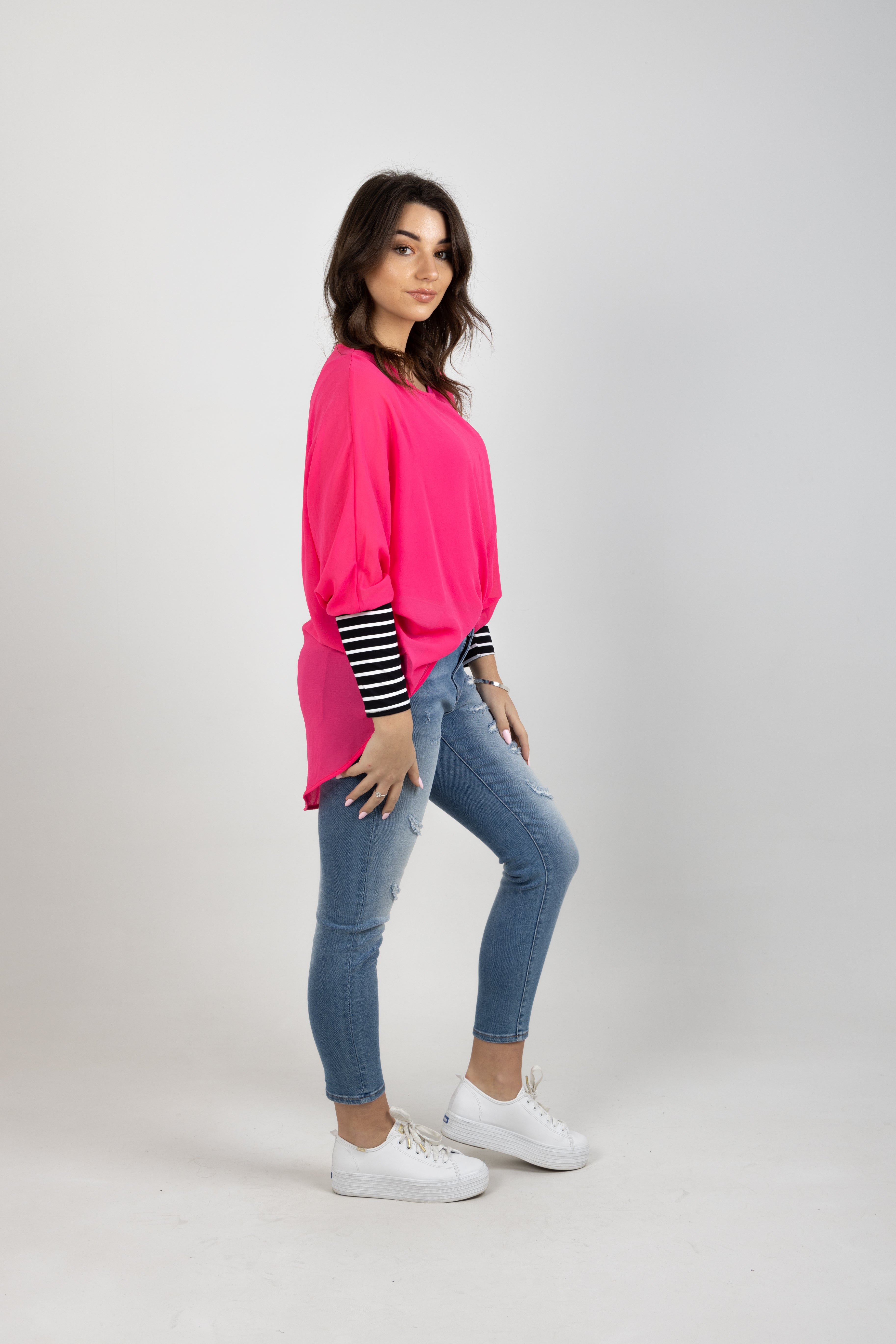 LUCY TOP FLAMINGO