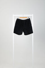 WIDE WALE CORD BEACHSHORT - BLACK