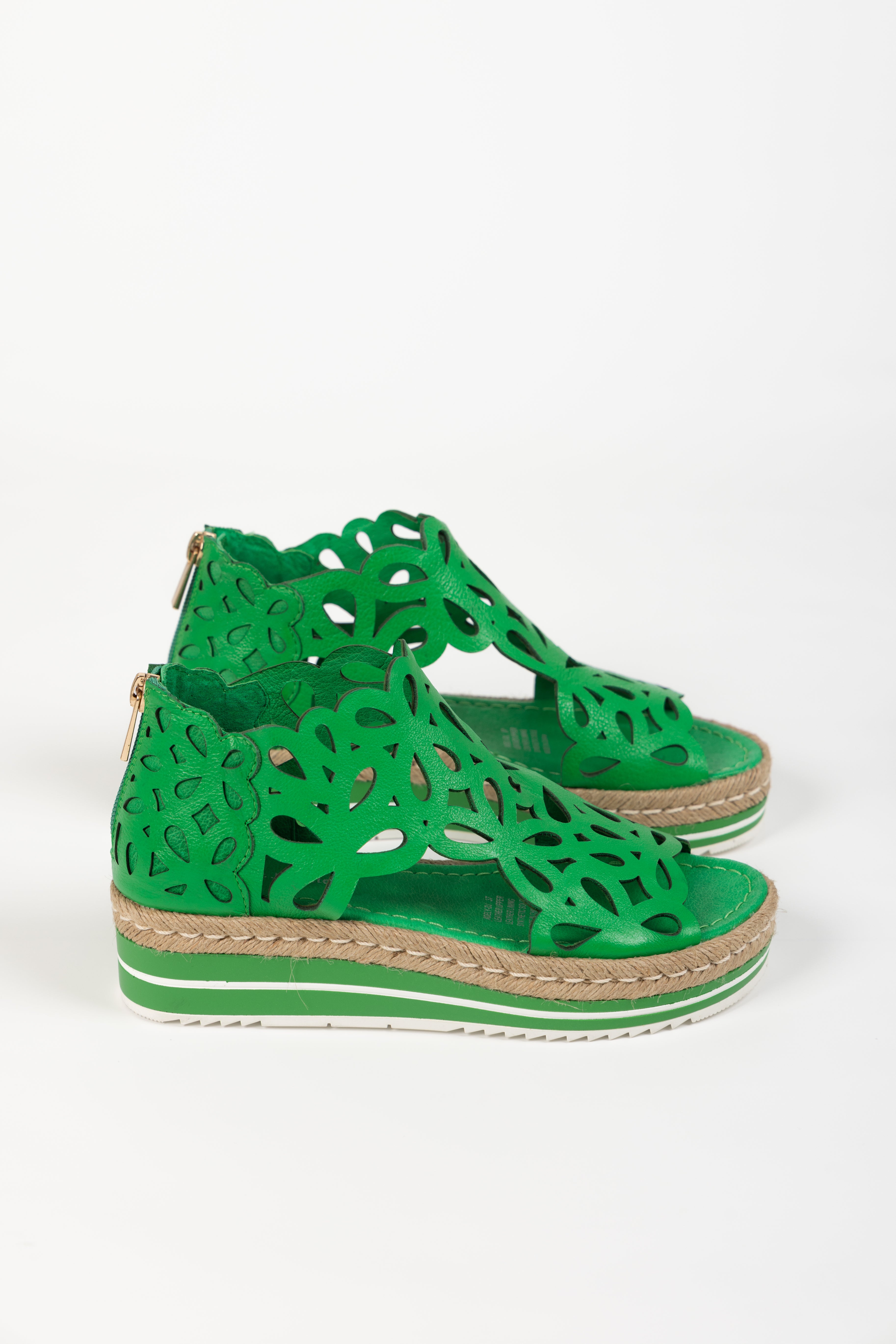 ADELY SANDAL EMERALD LEATHER