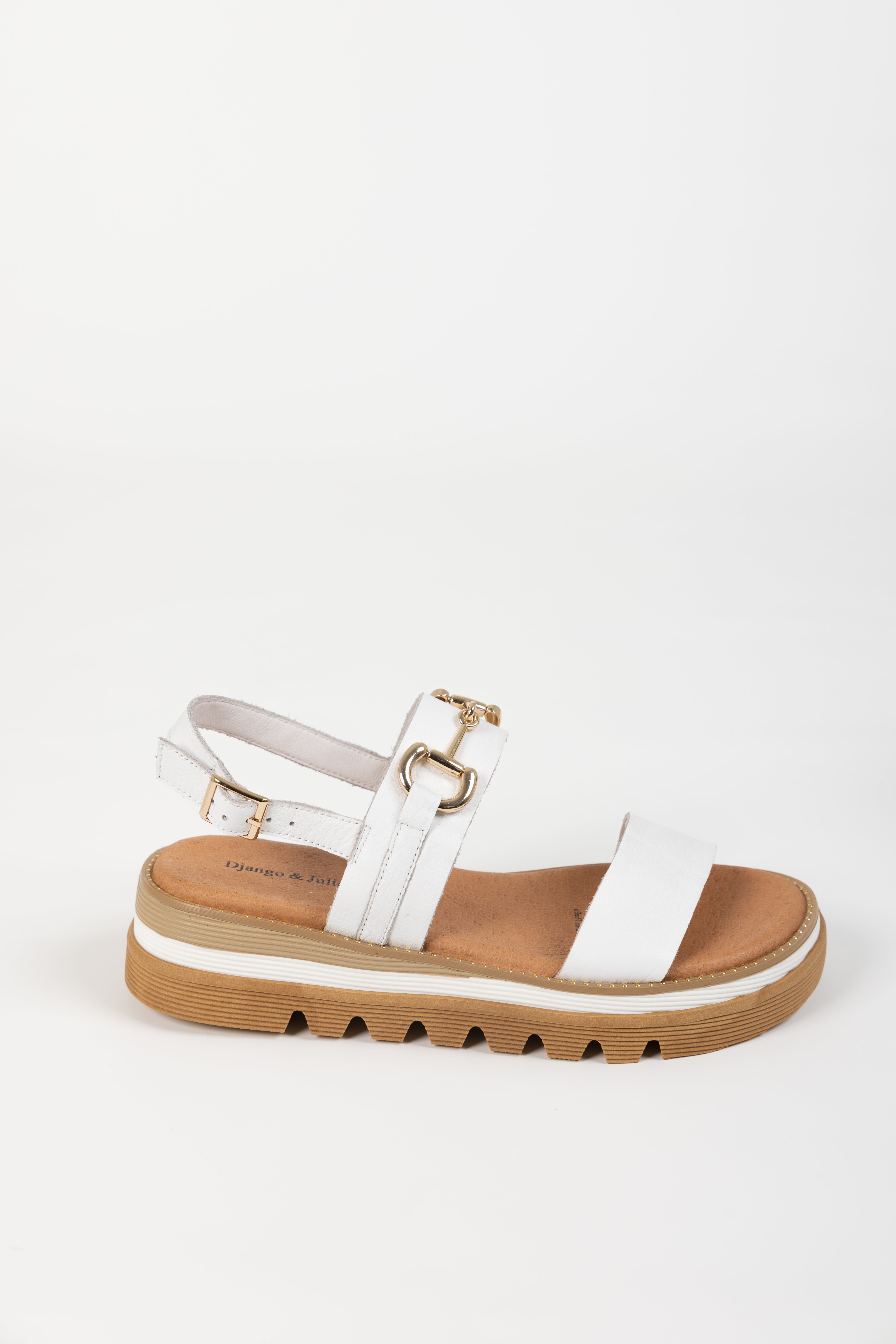 SABRI SANDALS WHITE LEATHER