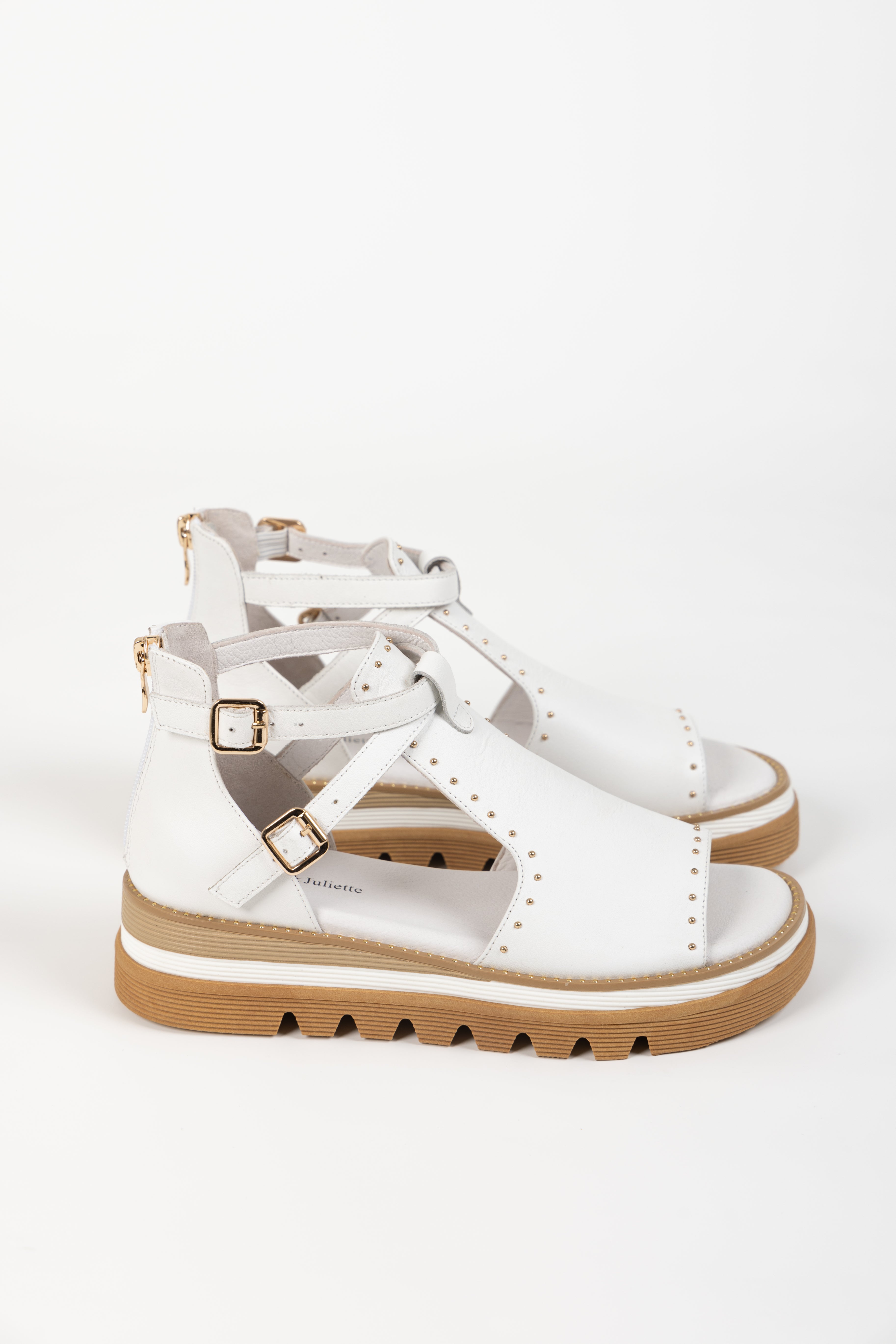 SORENS SANDAL WHITE LEATHER