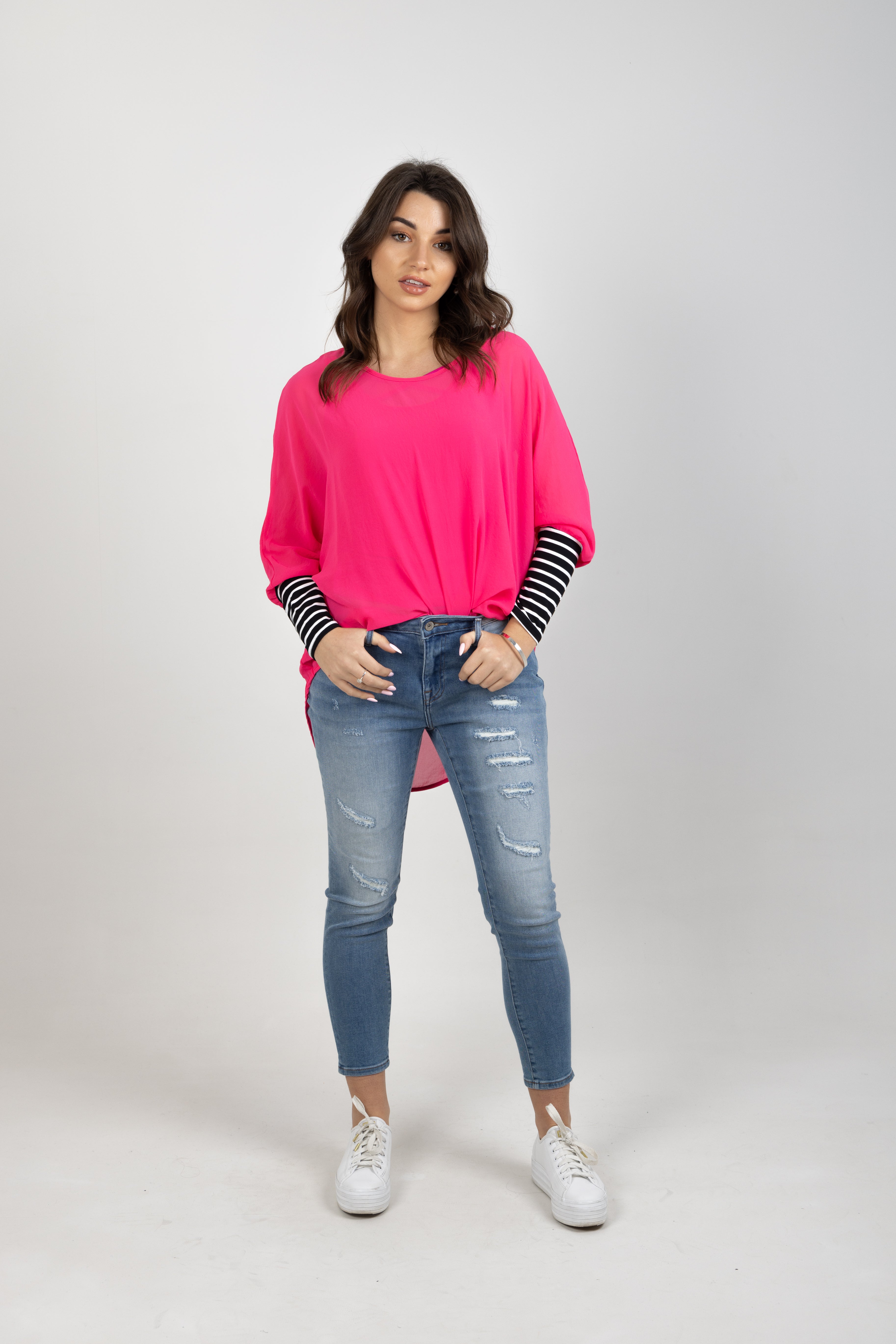 LUCY TOP FLAMINGO