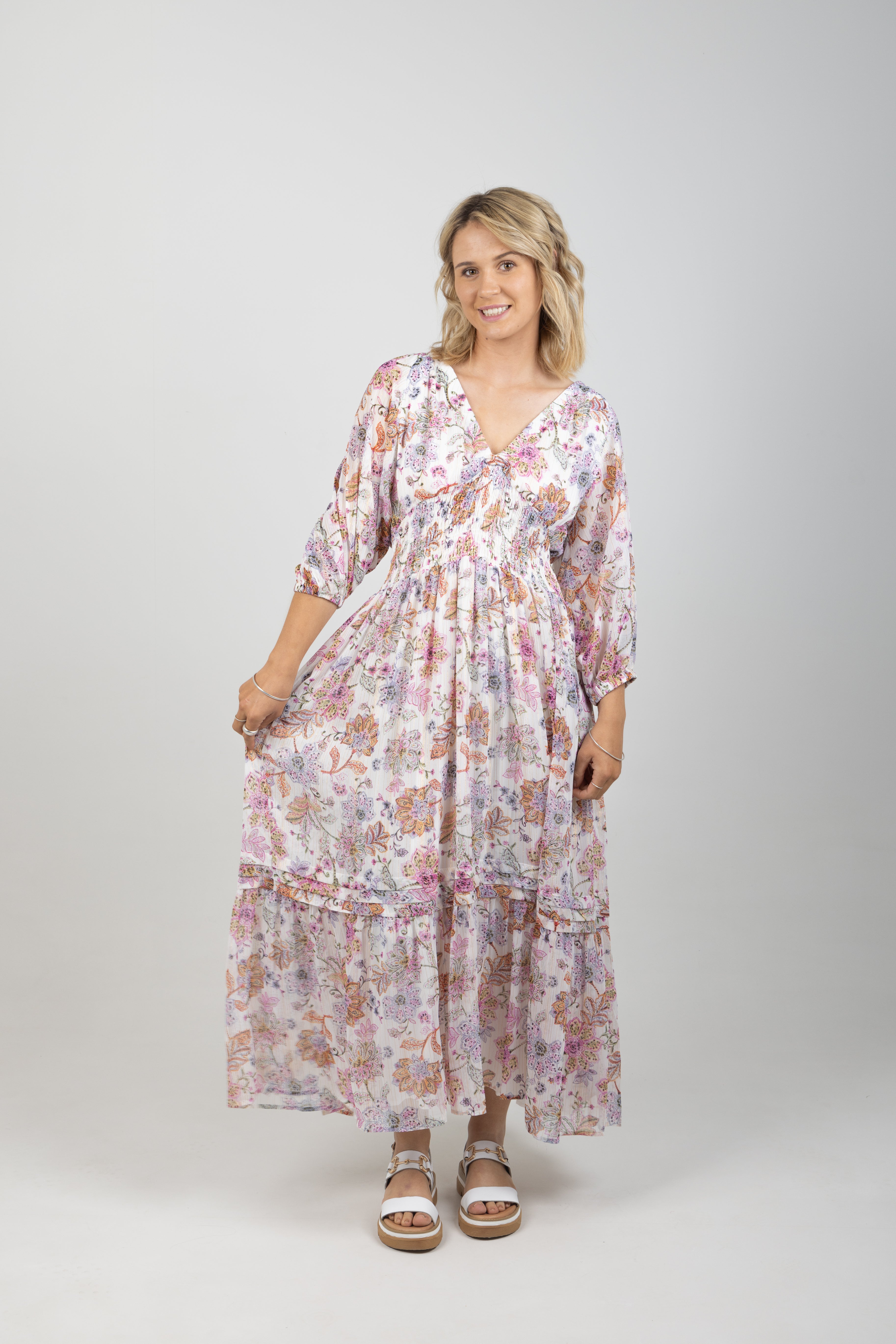 SERENO MAXI DRESS PAISLEY