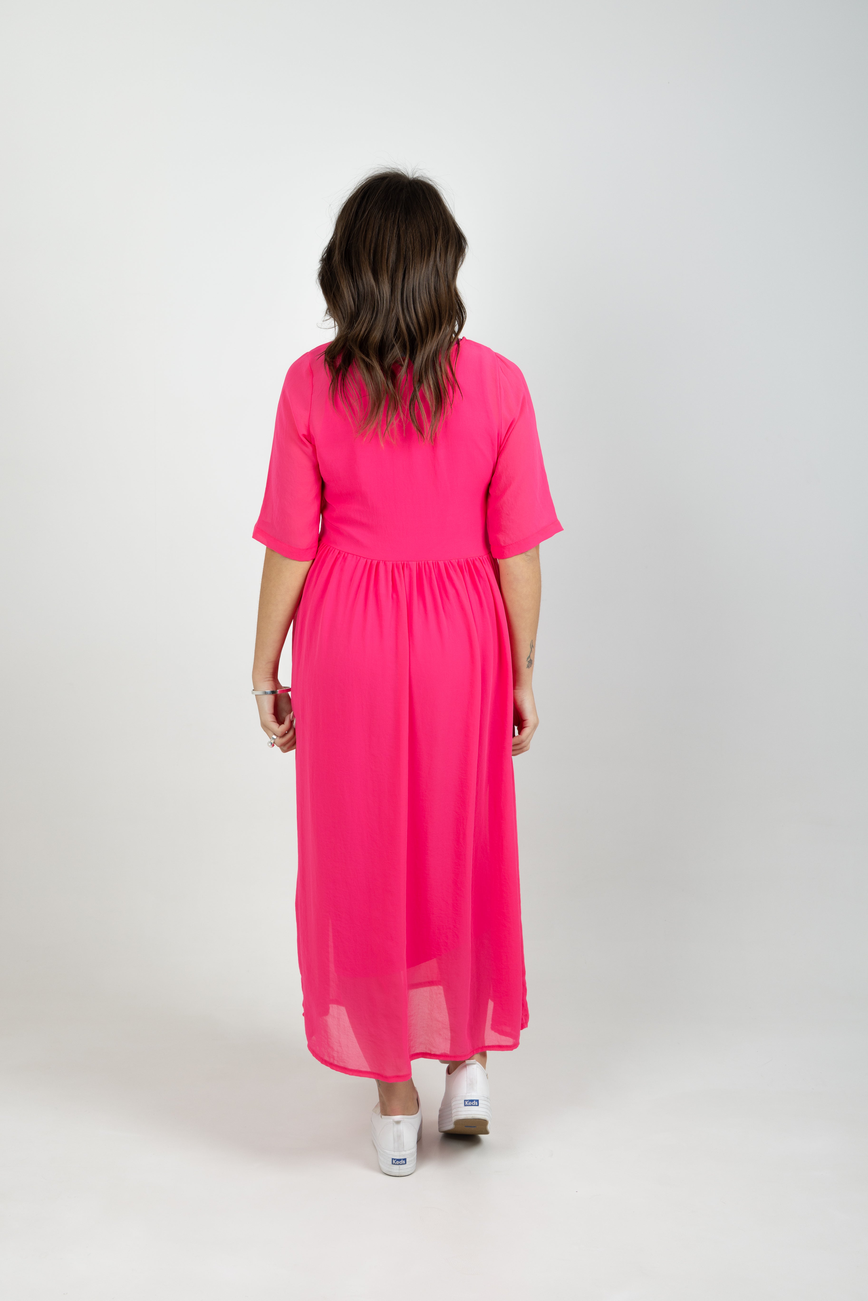 ARC DRESS FLAMINGO