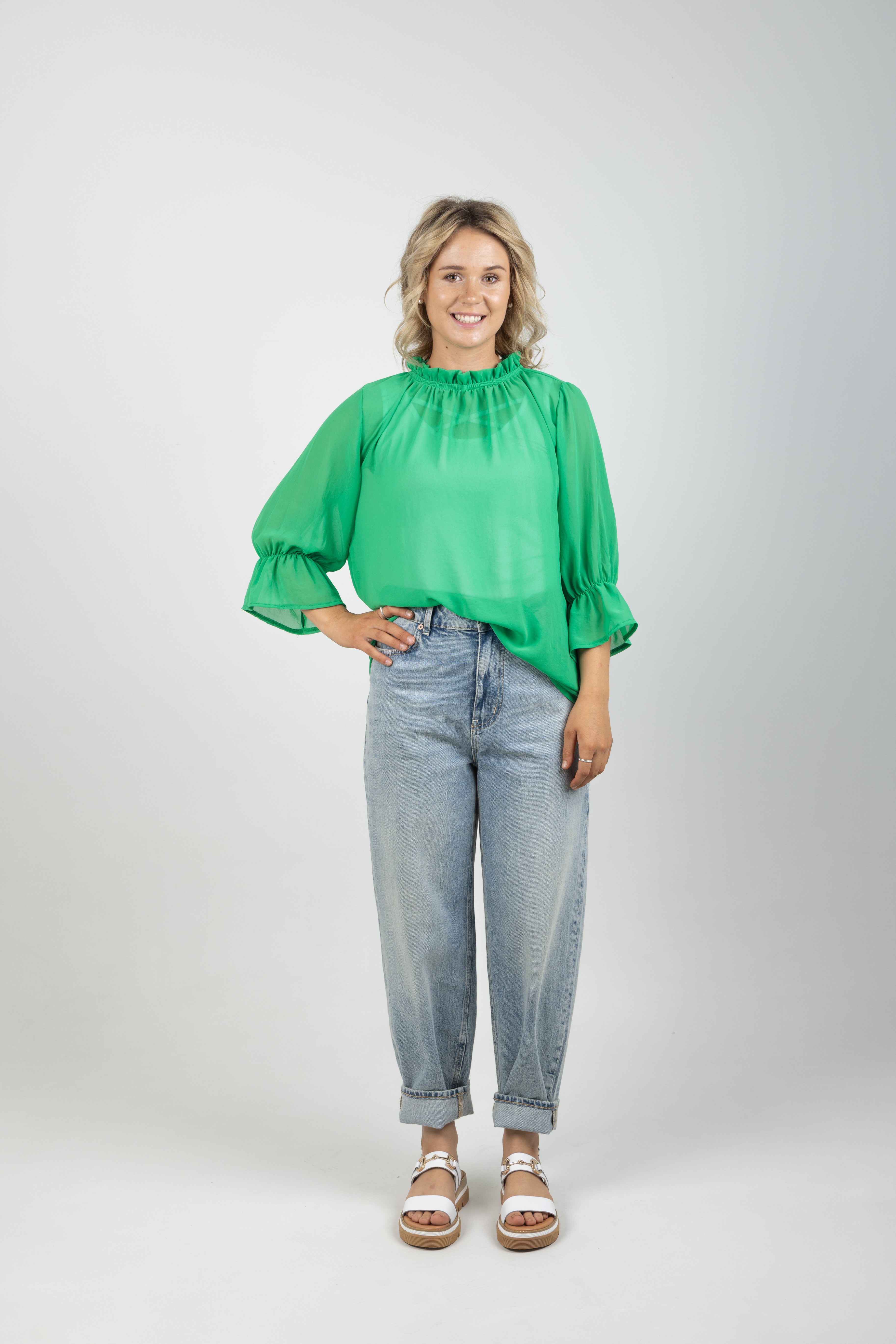 TILLY TOP APPLE GREEN