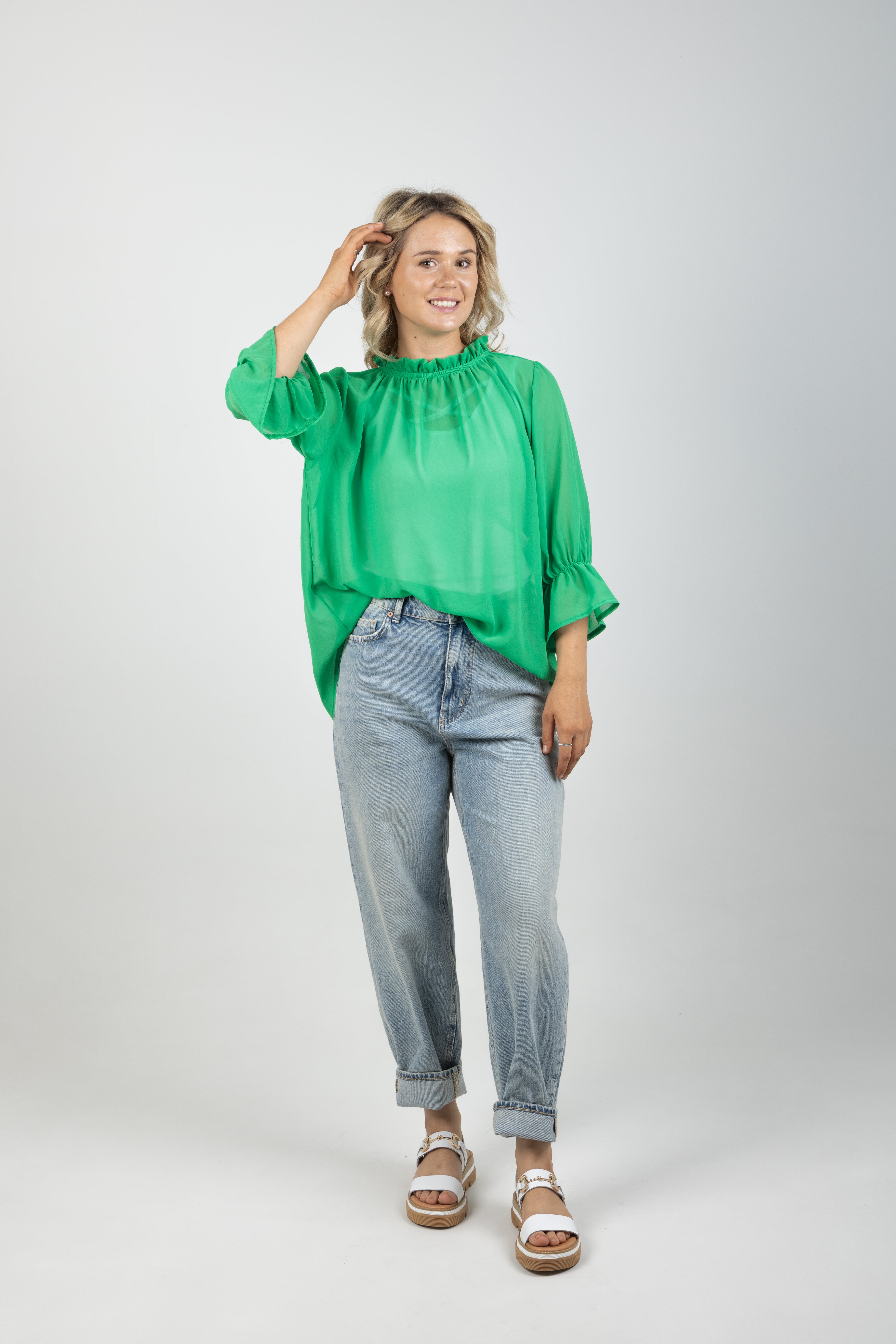 TILLY TOP APPLE GREEN