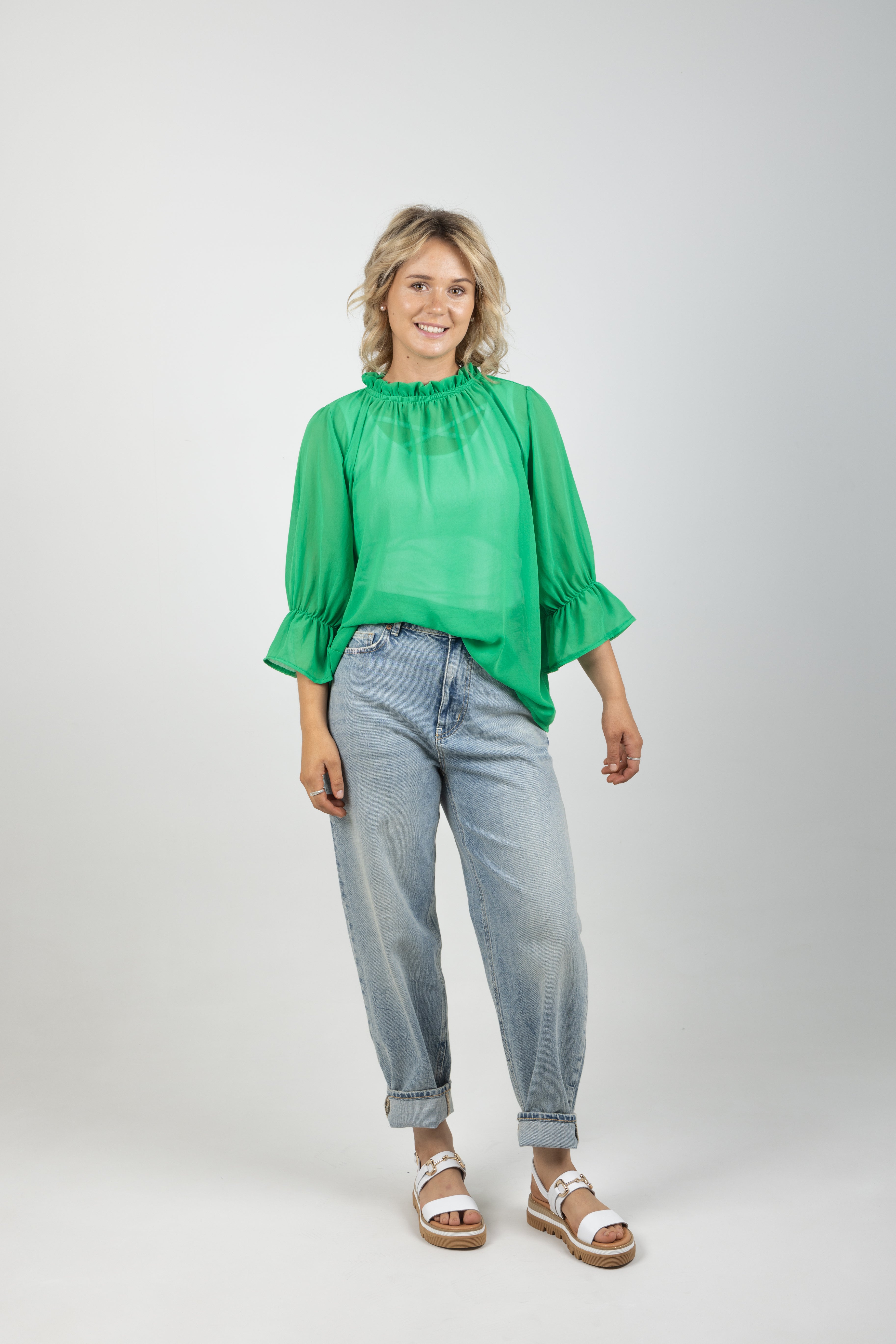 TILLY TOP APPLE GREEN