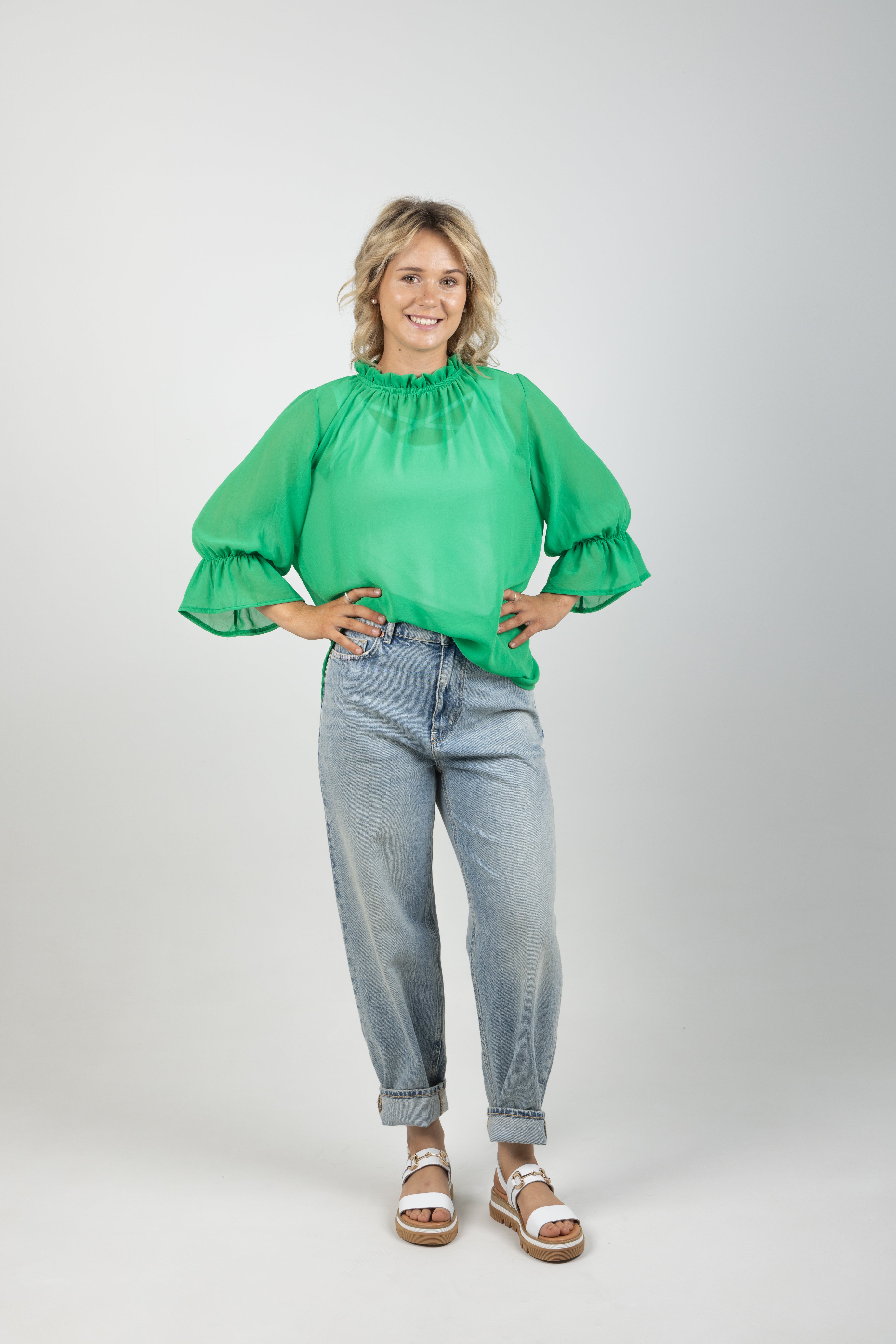 TILLY TOP APPLE GREEN