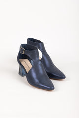 HOBARTET HEEL NAVY SHIMMER LEATHER