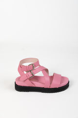 GLOBE SANDAL TUMBLE PINK LEATHER