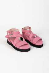 GLOBE SANDAL TUMBLE PINK LEATHER