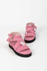 GLOBE SANDAL TUMBLE PINK LEATHER