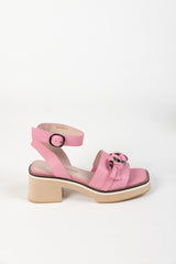 IMAGINE SANDAL PINK LEATHER